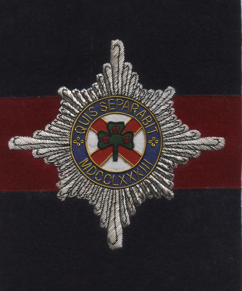 Small Embroidered Badge - Irish Guards
