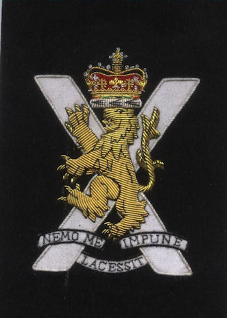 Small Embroidered Badge - Royal Regiment of Scotland