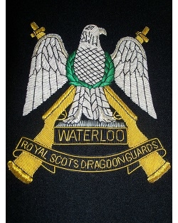 Small Embroidered Badge - Royal Scots Dragoon Guards