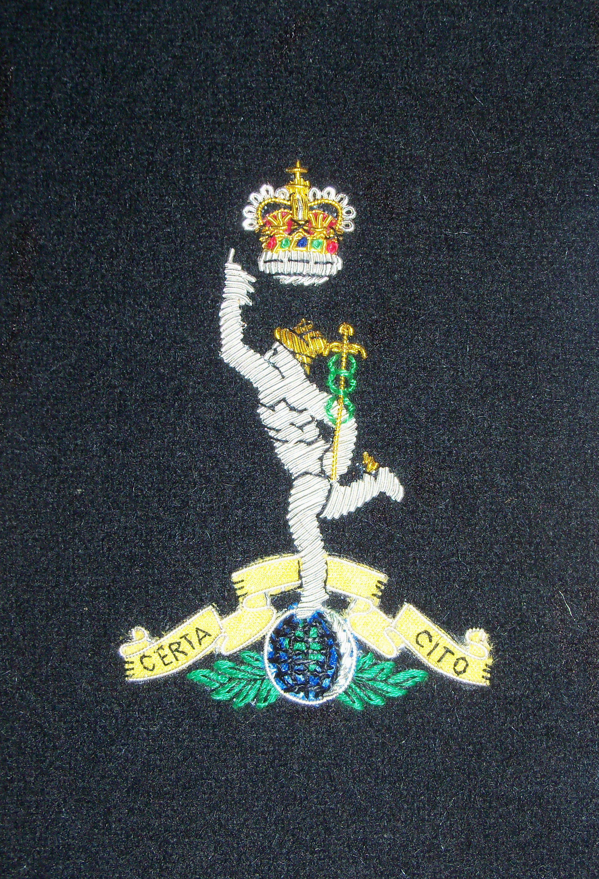 Small Embroidered Badge - Royal Signals