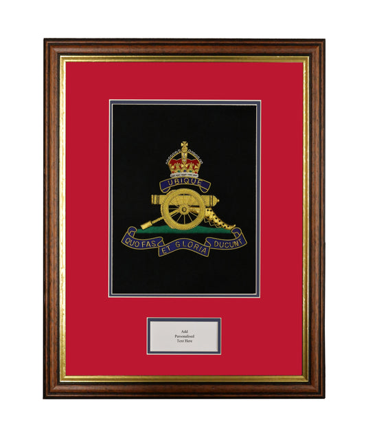 Royal Regiment of Artillery Embroidery Frame