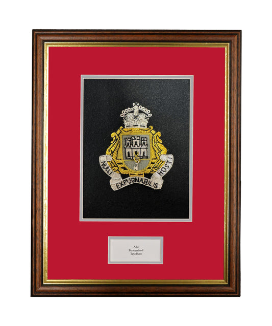 Royal Gibraltar Regiment Embroidery Frame